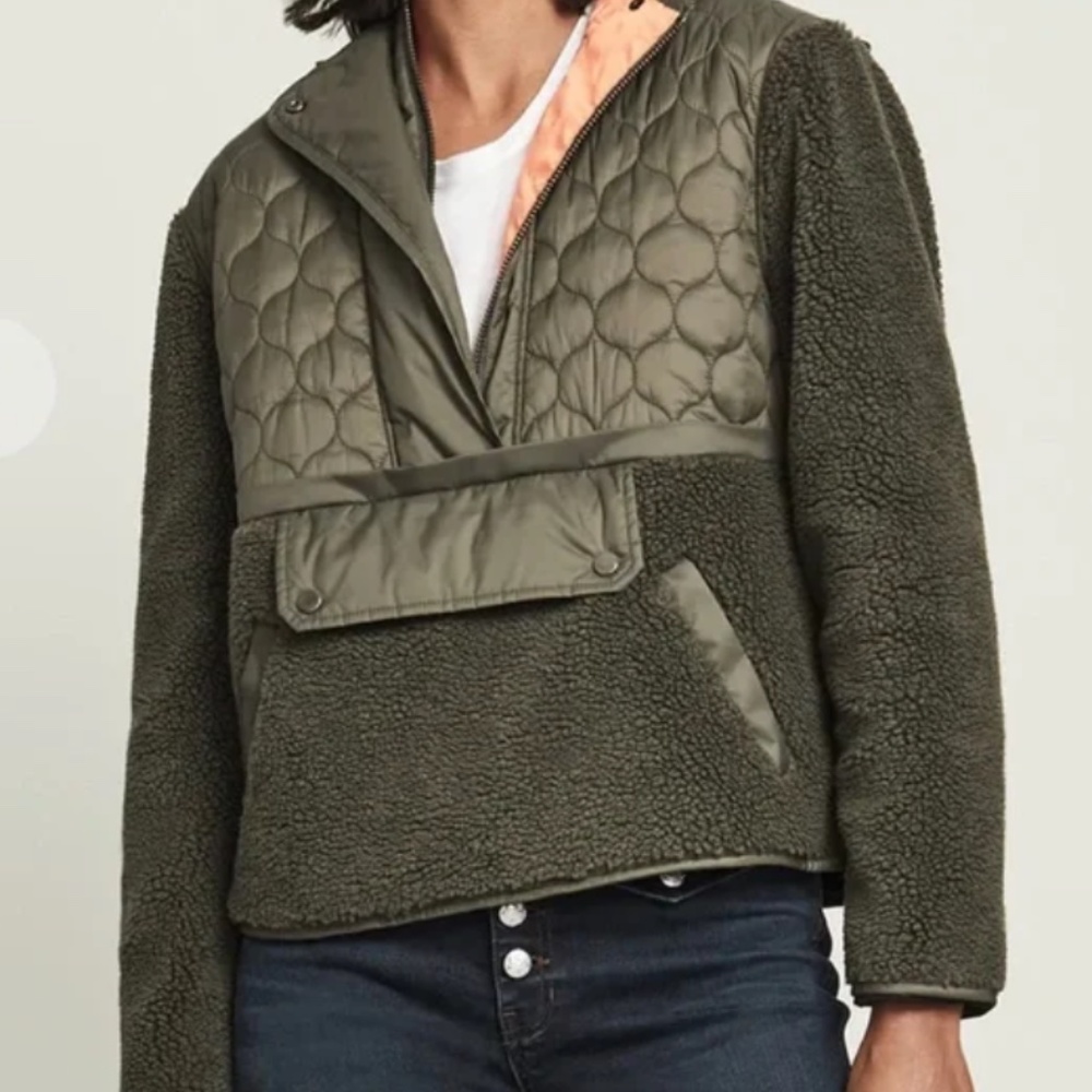 Veronica Beard LEO SHERPA Pullover, size XL worn once